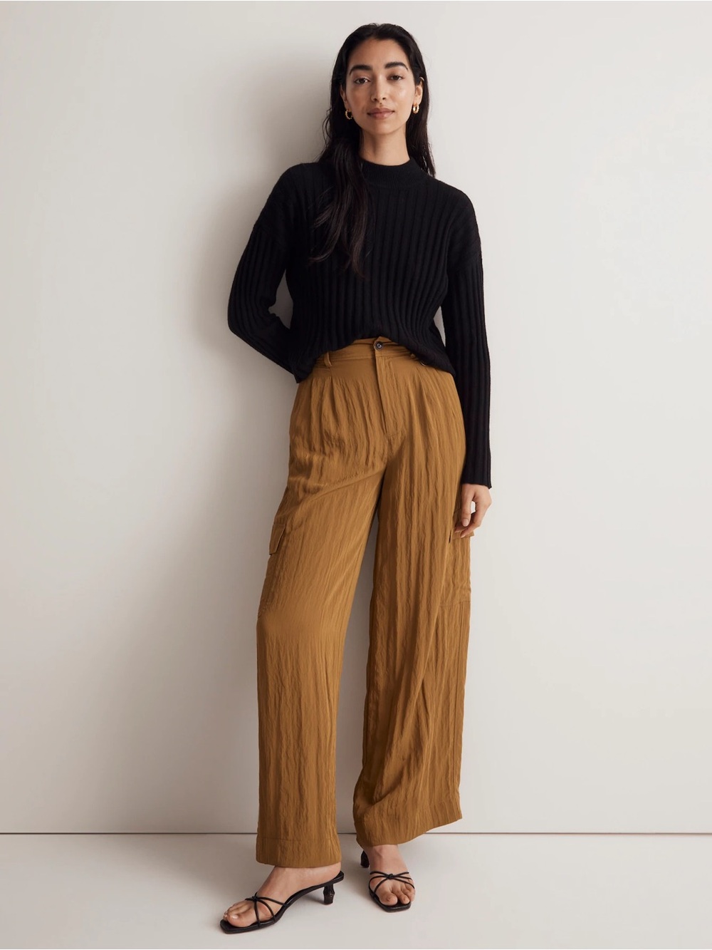 Madewell The Harlow Wide-Leg Cargo Pant Size:6